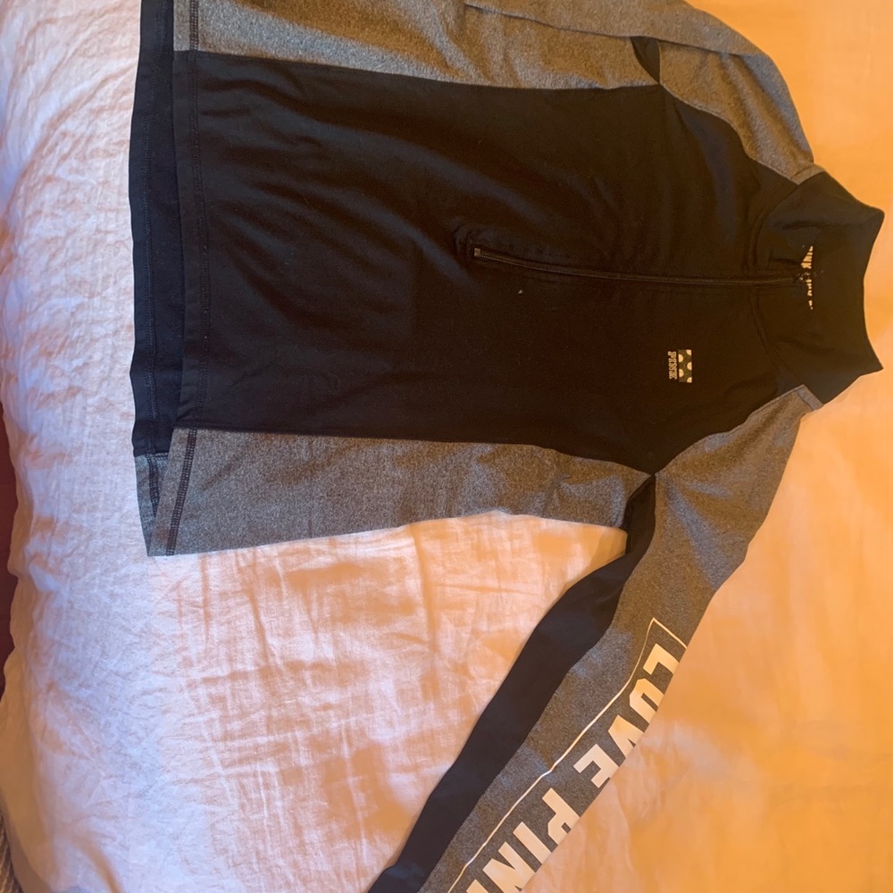 athletic zip up pink